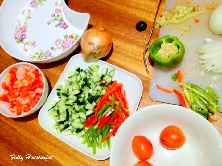 Fajitas-ingredients