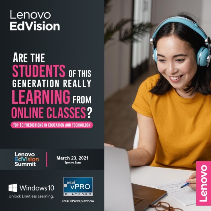 Lenovo EdVision Summit: Bridging learning and technology in today’s normal